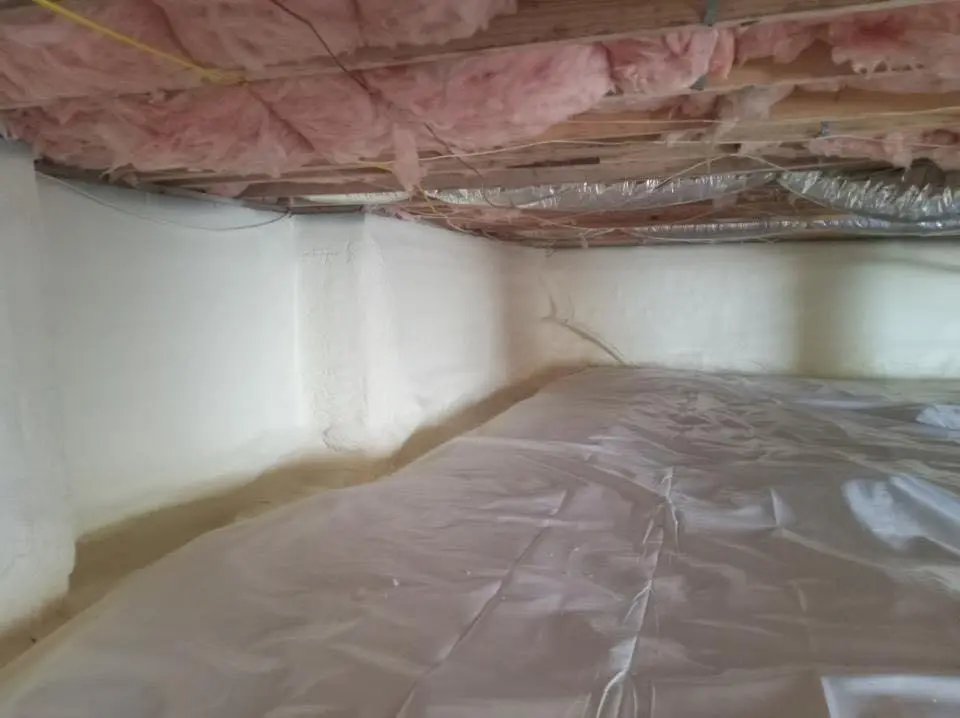 Crawl space encapsulation with closed-cell spray foam for Roof Maintenance in Temecula